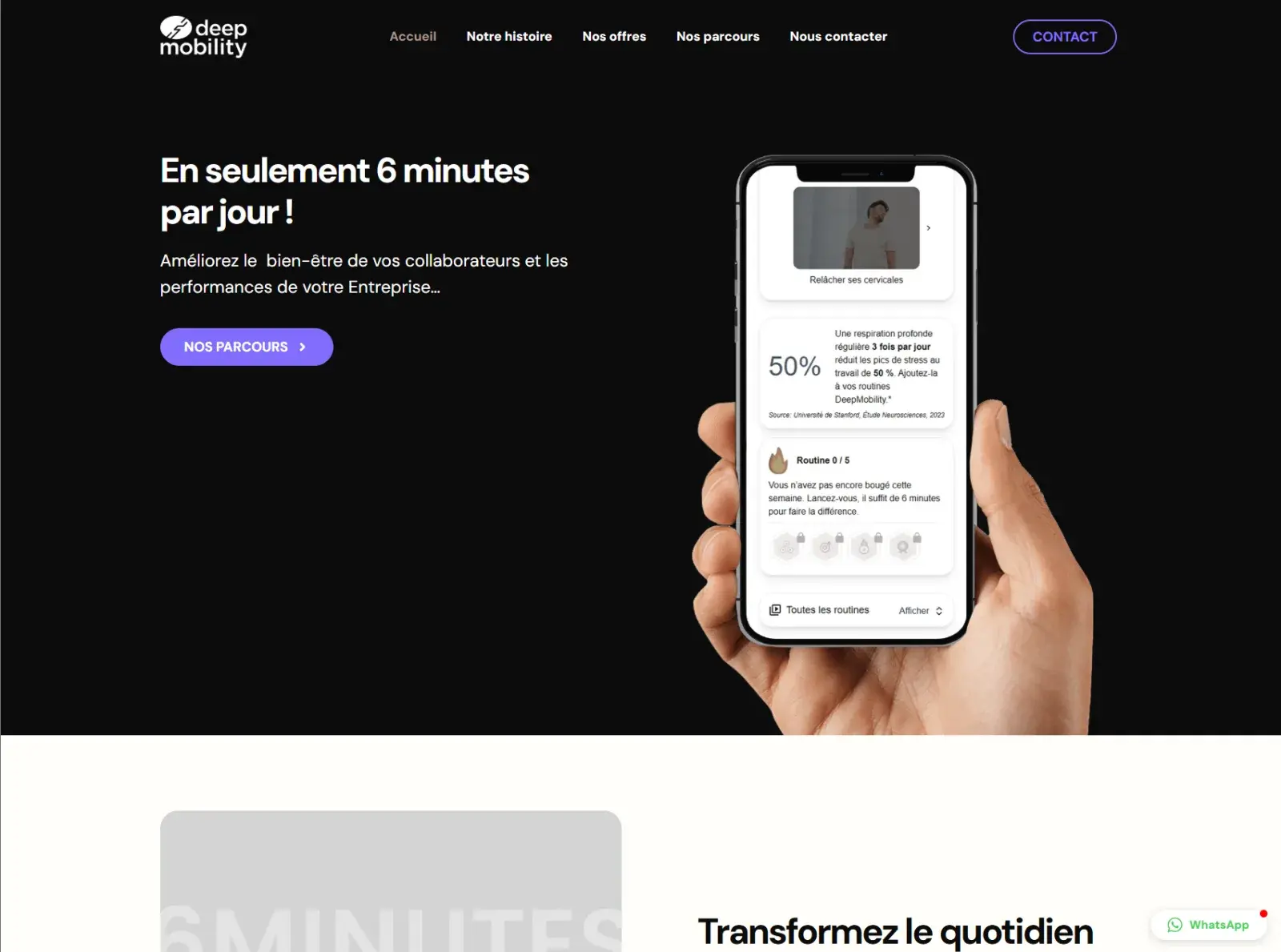 Le site de DeepMobility